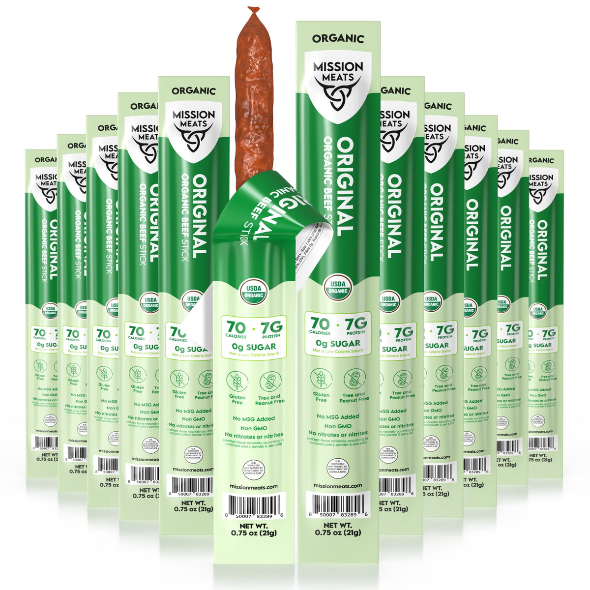 Certified Organic Beef Sticks