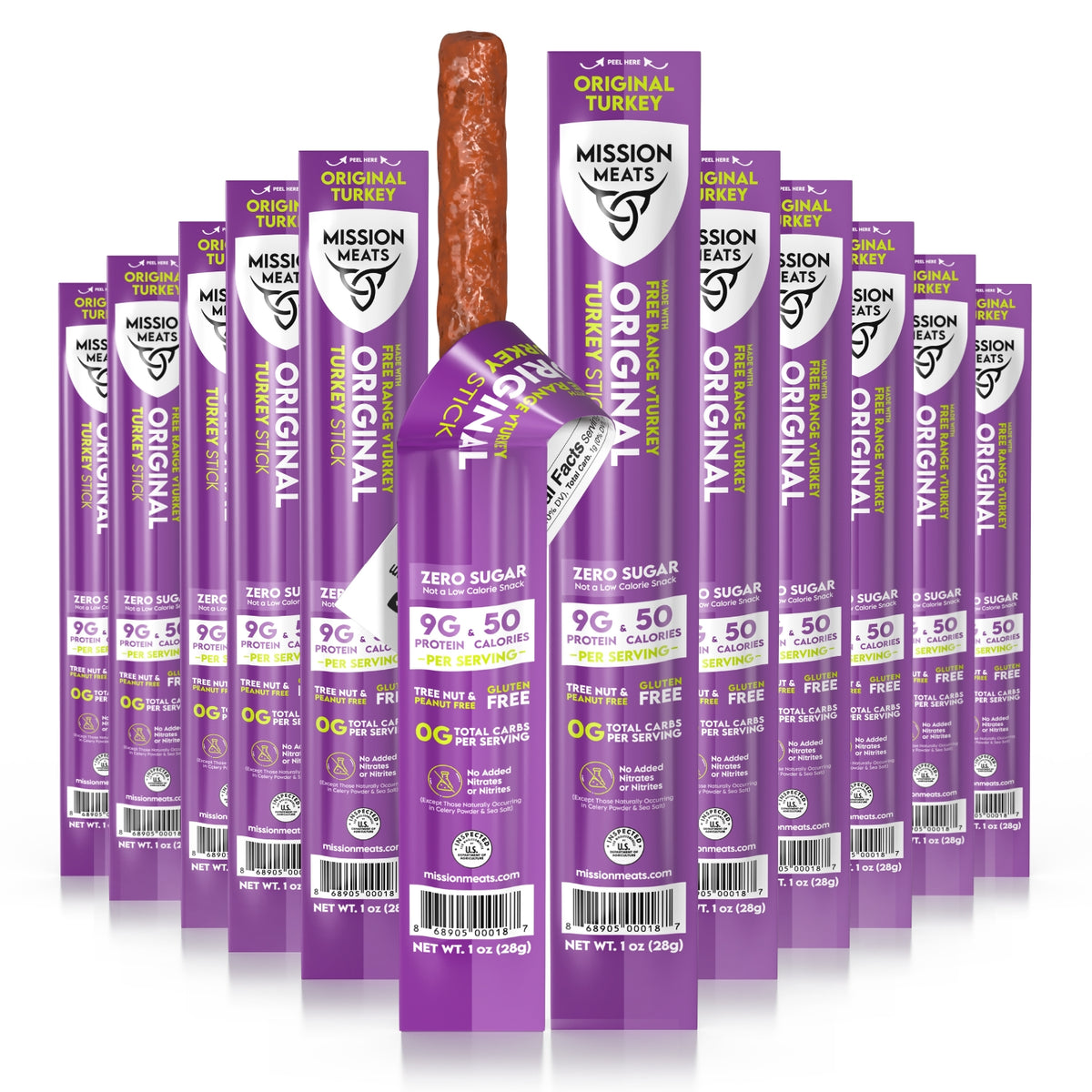 Free Range Turkey Sticks (Sugar Free, Allergen Free, Paleo Friendly)